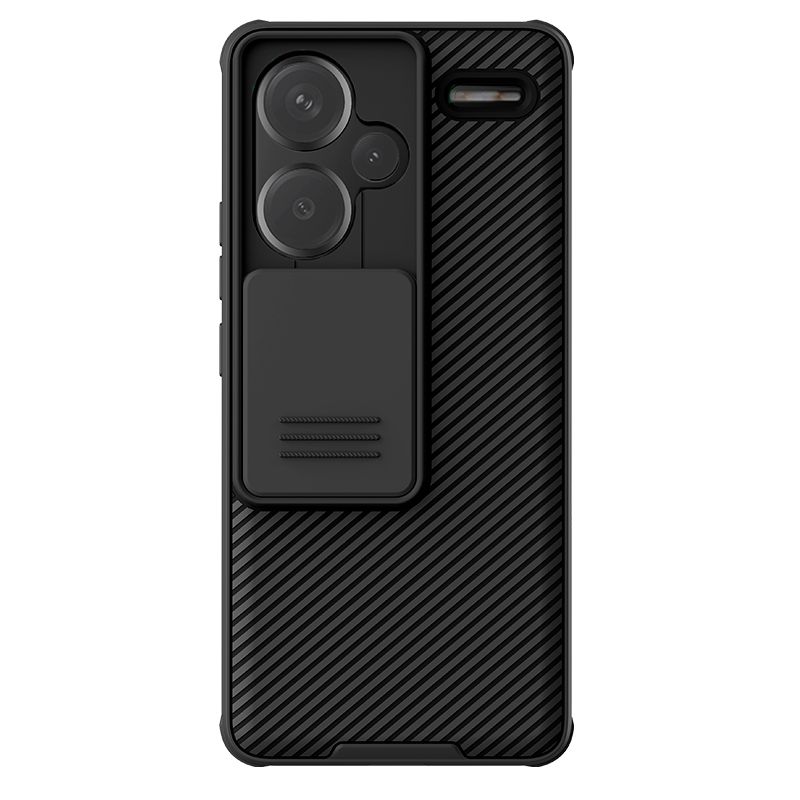 ЧехолдляXiaomiRedmiNote13Pro+5G/RedmiNote13ProPlusNillkinCamShieldProCase,сзащитойкамеры,черный