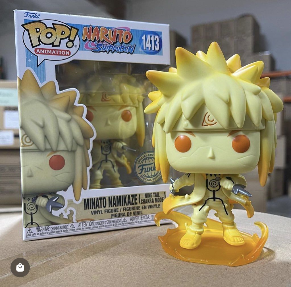 FunkoPop!Naruto:MinatoNineTailChakraMode(ФанкоПопМинатоизанимеНаруто:Ураганныехроники))