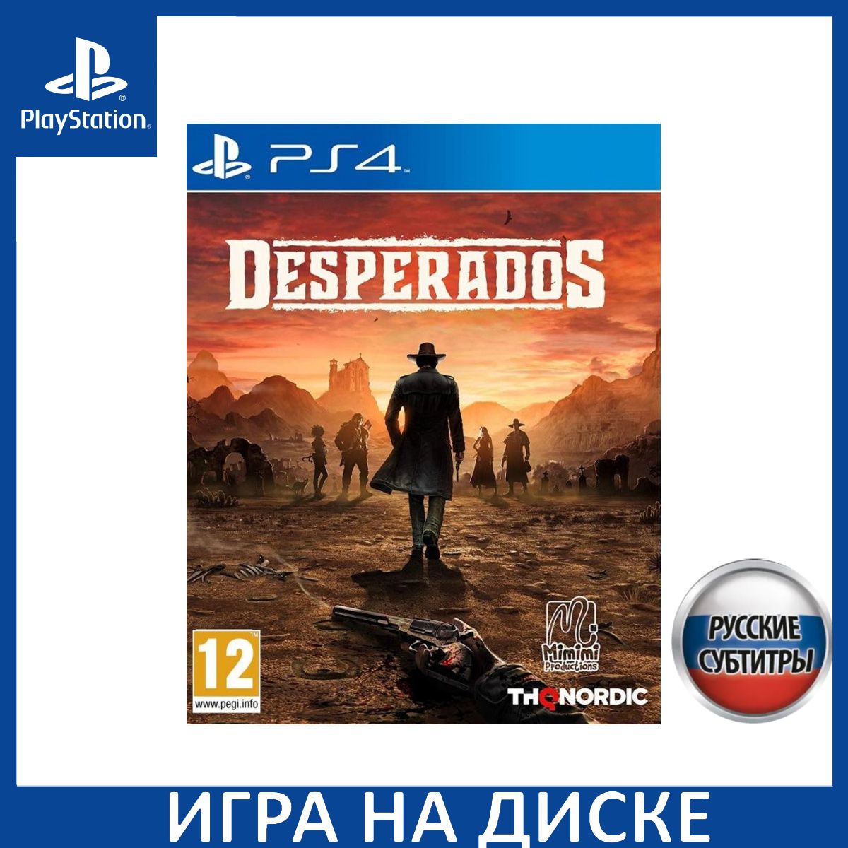 Игра Desperados 3 (III) PS4 Русская Версия Диск на PlayStation 4