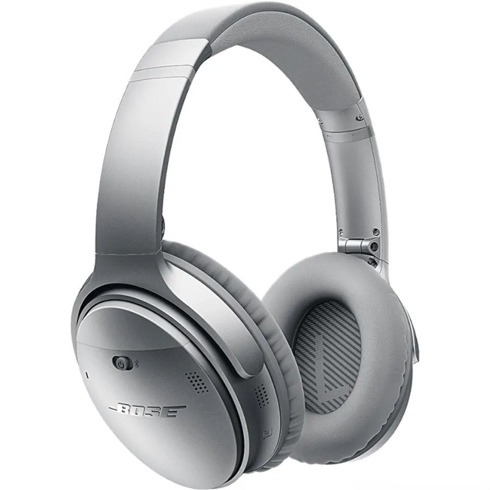 Полноразмерные наушники рейтинг. Bose QUIETCOMFORT 35 II Wireless. Беспроводные наушники Bose QUIETCOMFORT 35 II. QUIETCOMFORT 35 II Silver. Наушники Bose QUIETCOMFORT 35.