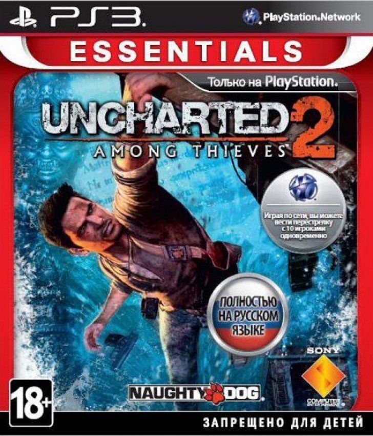 Игра Uncharted 2 Among Thieves (Среди воров) PS3 Русская Версия Диск на PlayStation 3