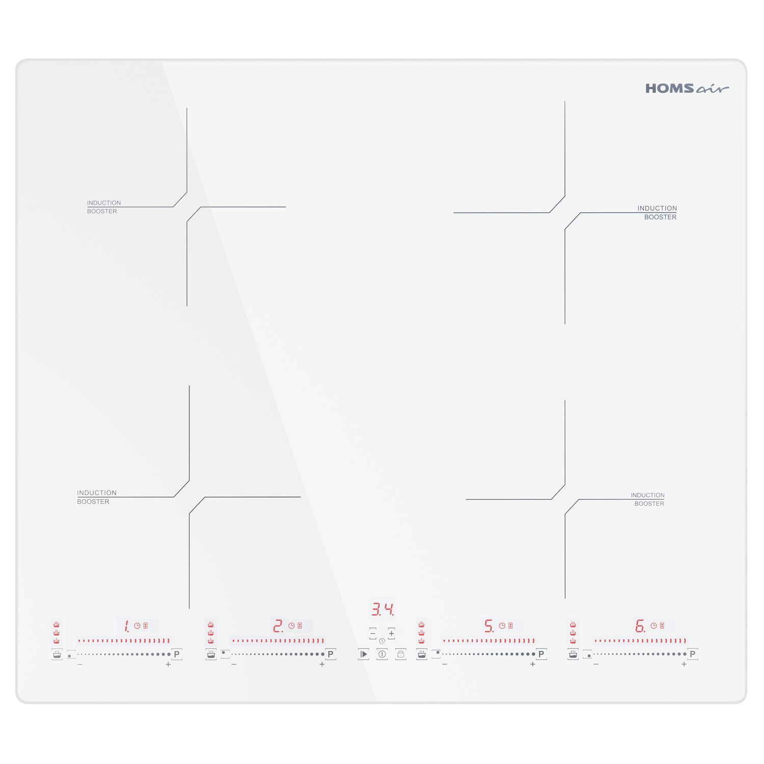 Индукционная варочная панель HOMSair HIC64SWH