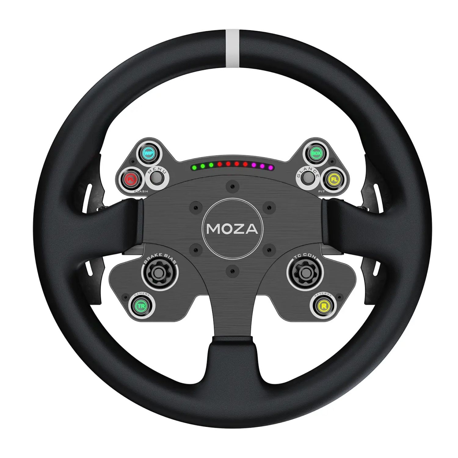 MOZA Racing CS V2P руль для симрейсинга (кожа), 330 мм, черный