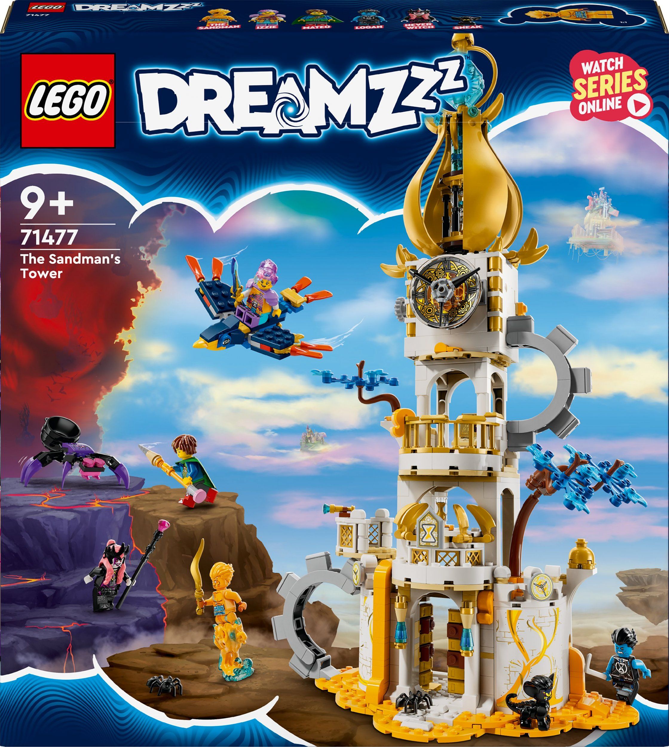 Конструктор LEGO DREAMZzz Песочная башня (71477) - купить с доставкой по  выгодным ценам в интернет-магазине OZON (1391328050)