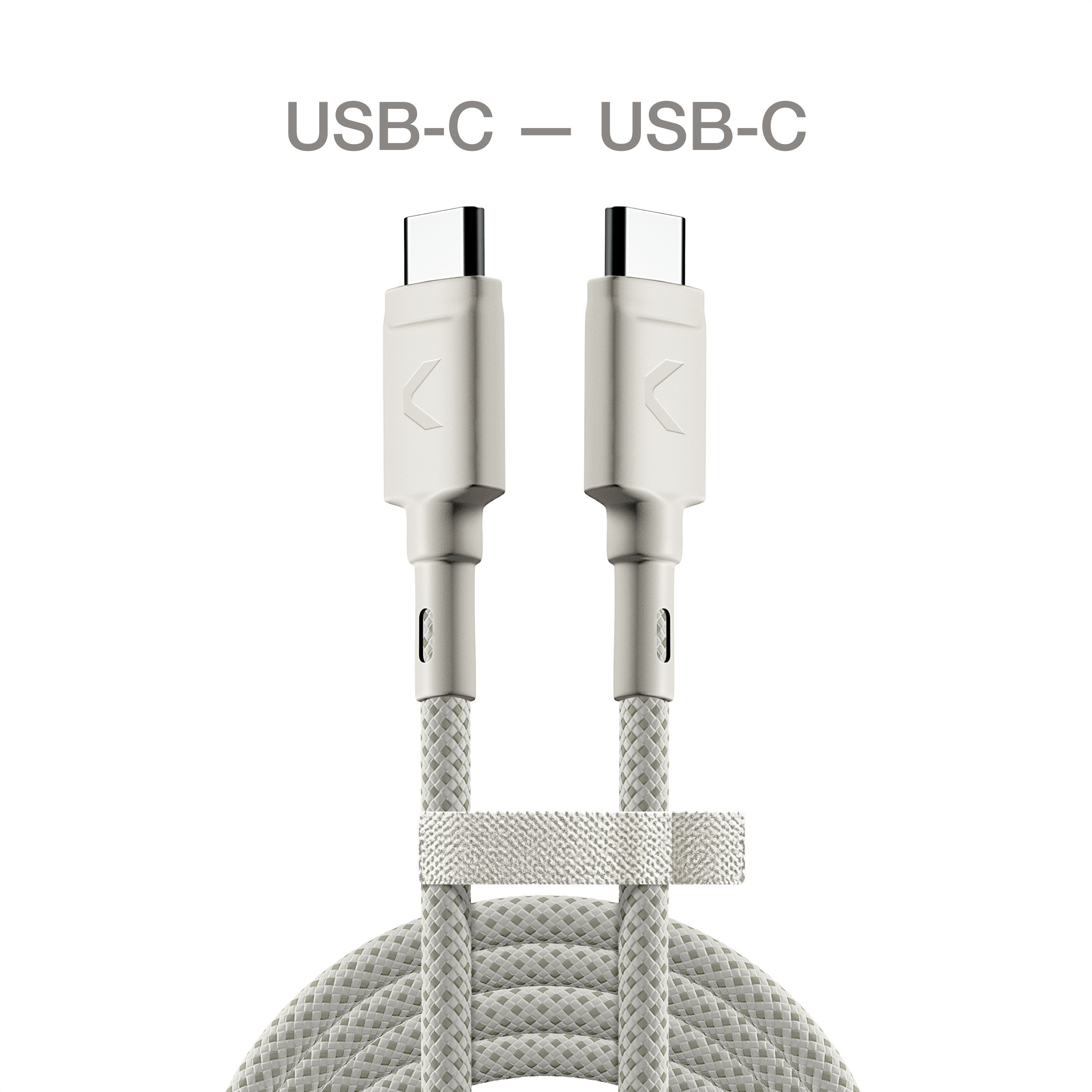 КабельCOMMORangeCableUSB-CUSB-C2.2м,LightGray