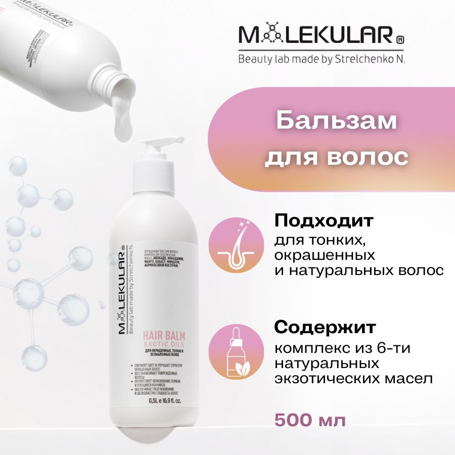 MOLEKULAR Бальзам для волос, 500 мл