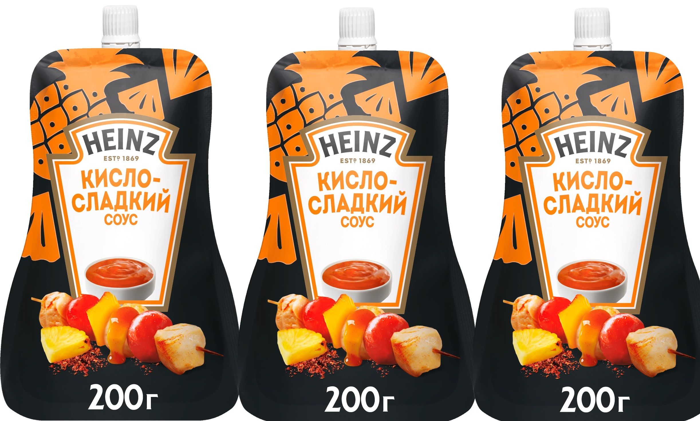 Соус Heinz Кисло-сладкий, 3 шт по 200г