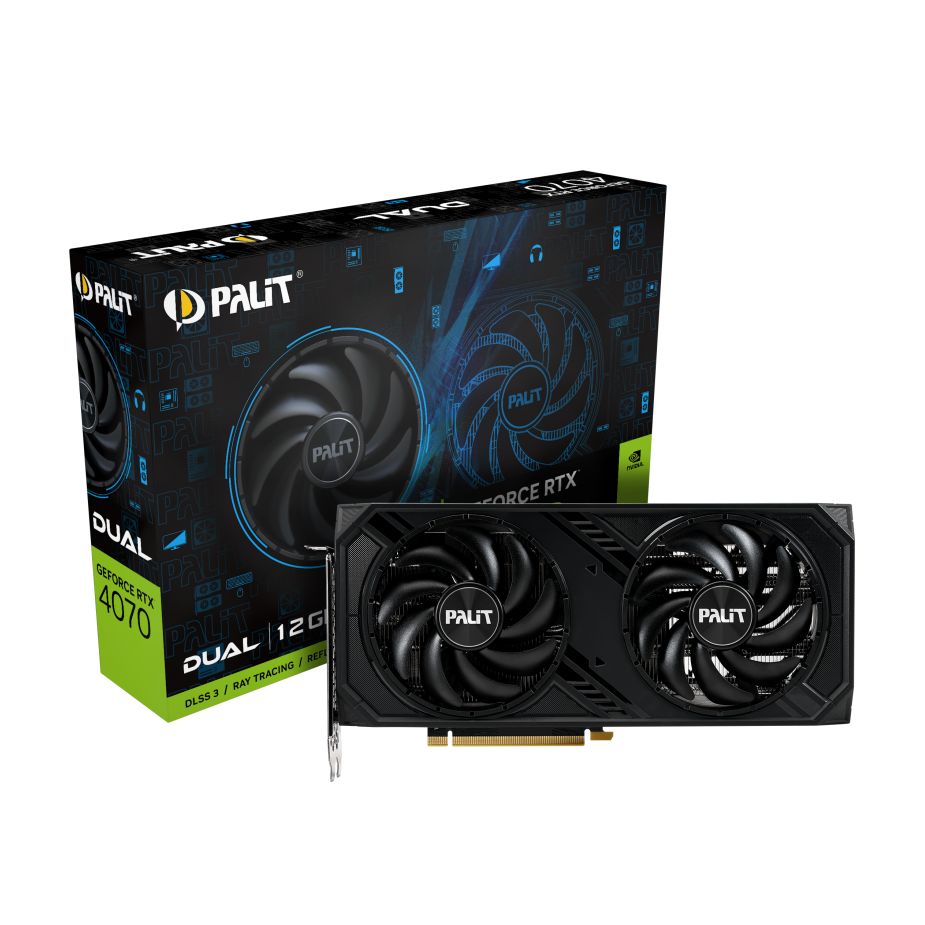 Palit Видеокарта NVIDIA GeForce RTX 4070 12 ГБ (NED4070019K9-1047D)