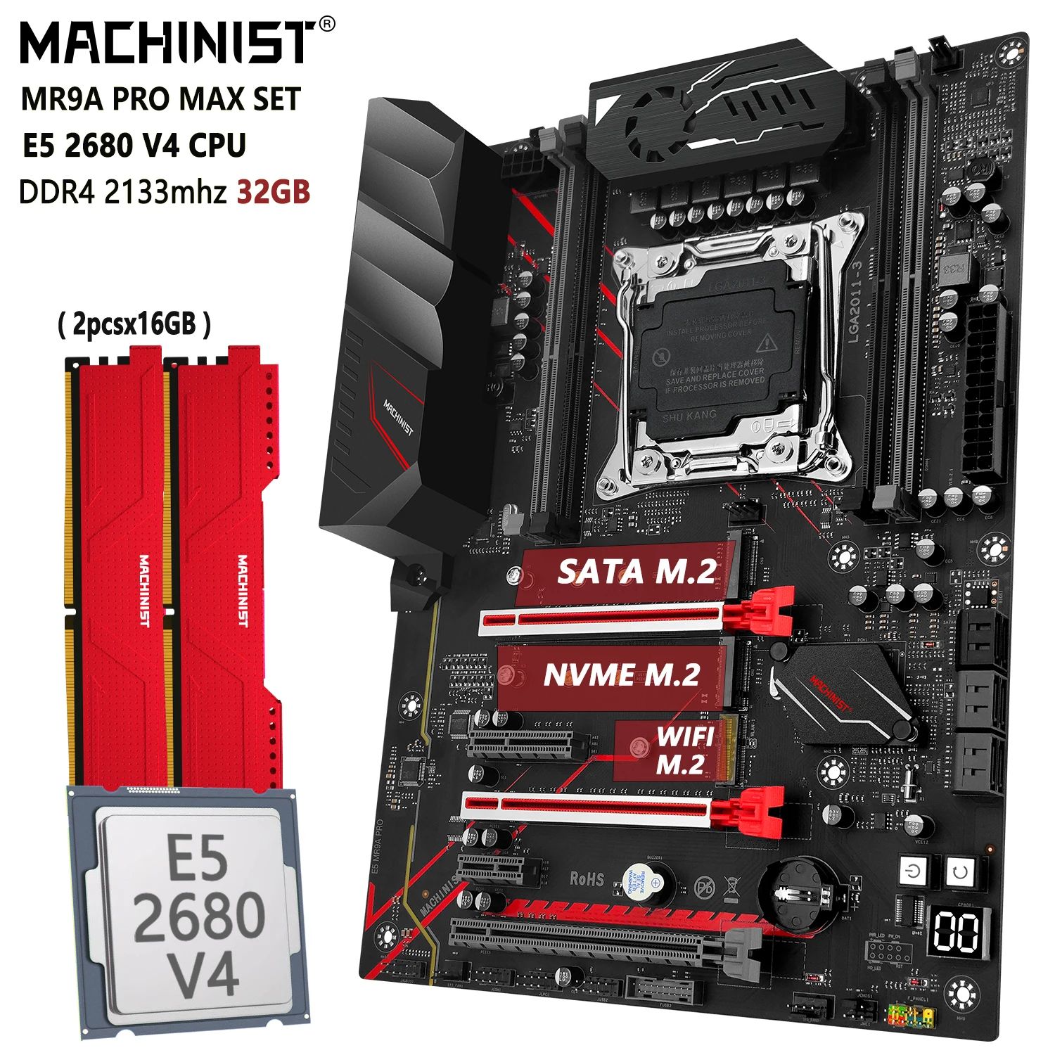 Материнская плата machinist mr9a pro. Mashinist x99 mr9a Pro