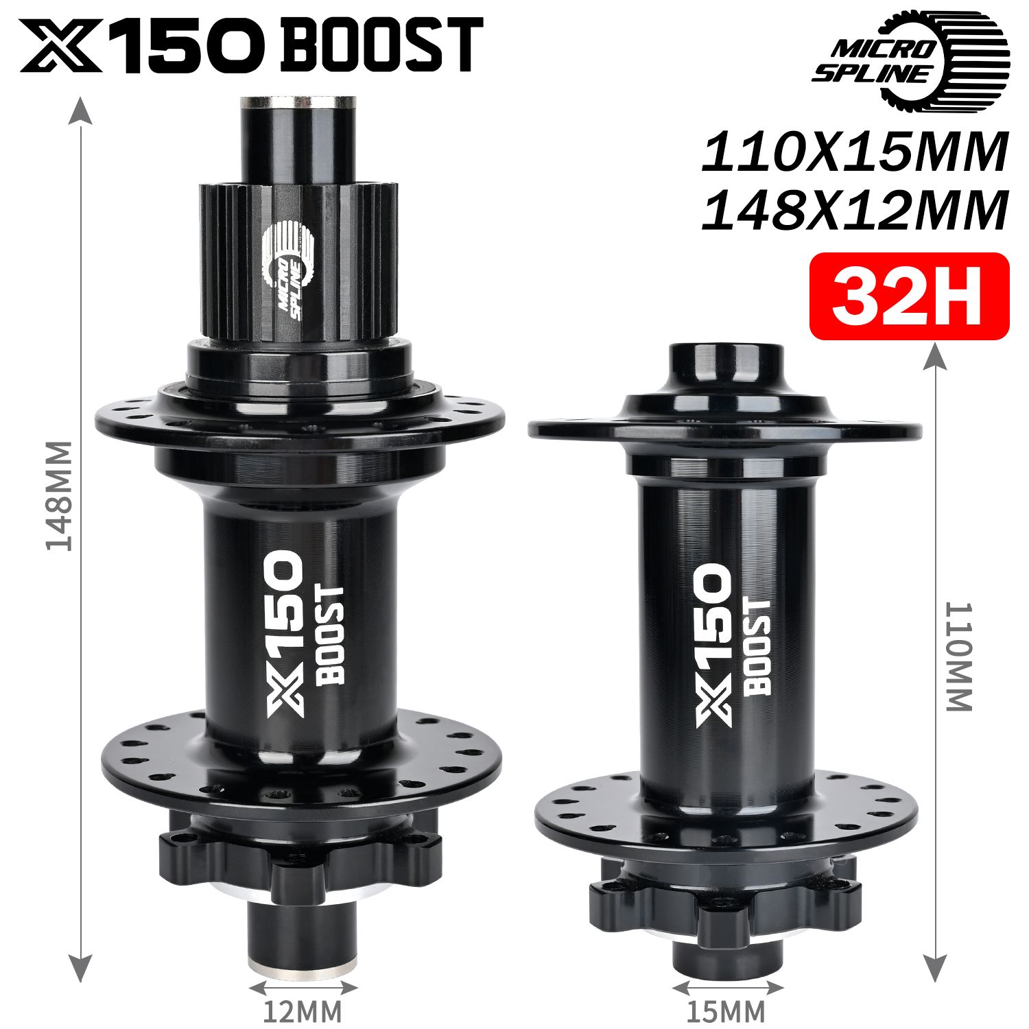 ВелосипедныеступицыNanlioX150BOOST6Собачки150TШум4Подшипниковыеступицы110x15148x12MM89101112СкоростныевелосипедныевтулкиMTB28/32Отверстия