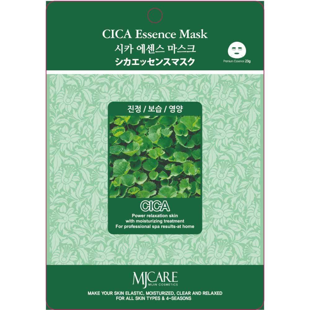 Cica essence. Маска тканевая для лица жемчуг Mijin Pearl Essence Mask 23гр. Mijin Care тканевая маска с экстрактом жасмина Green Tea Essence Mask 23 гр.. Тканевая маска для лица Farm stay, 23 мл.