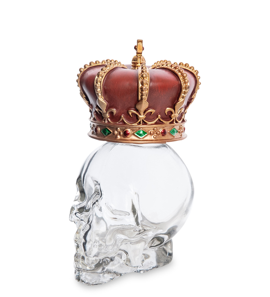 Флакон "Корона на стеклянном черепе" #1