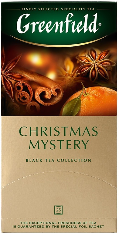 Чай в пакетиках черный Greenfield Christmas Mystery, 25 шт #1