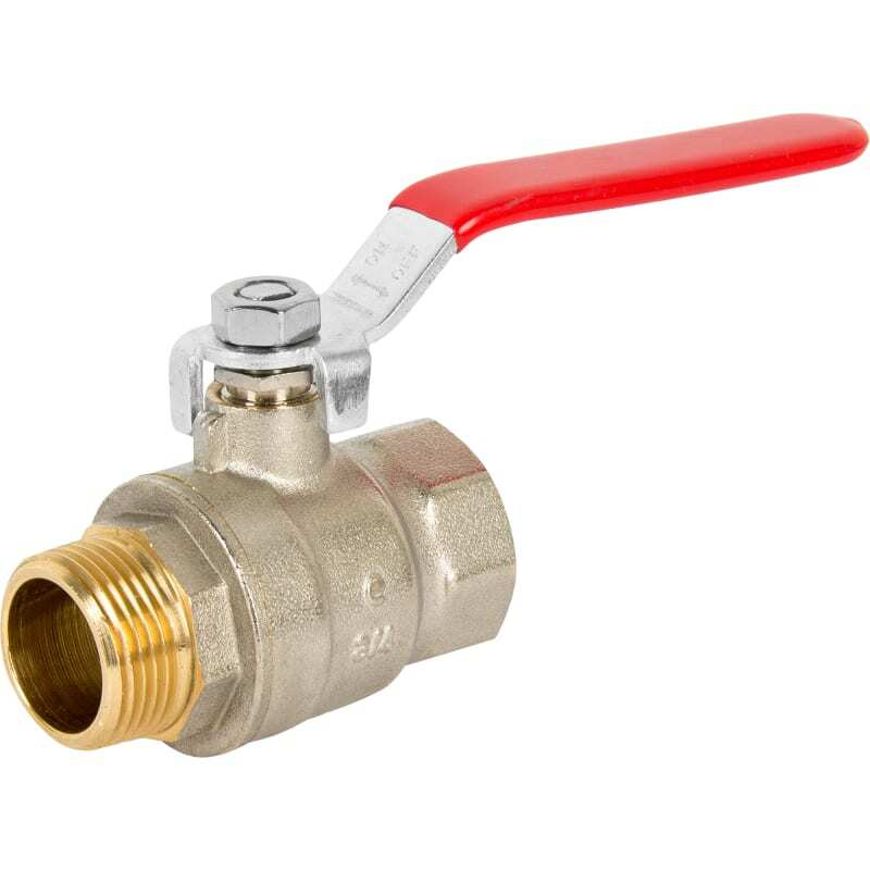 Кран шаровый 3/4\", внутренняя-наружная резьба, длинная ручка ...