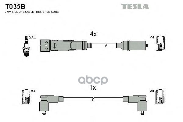 Провода зажигания tesla