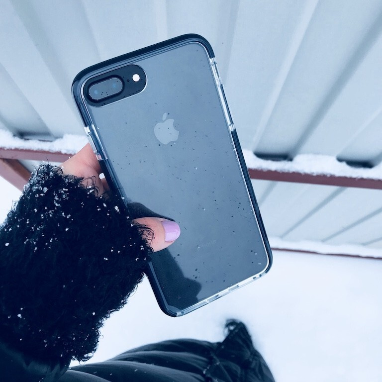 Противоударный чехол "Фруктовый лед" для iPhone 7/8 Plus, черный ...