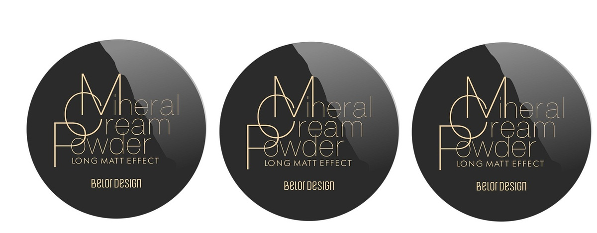 Belor Design Крем-пудра "Энергия минералов" (2015) №403 беж(3 уп ...