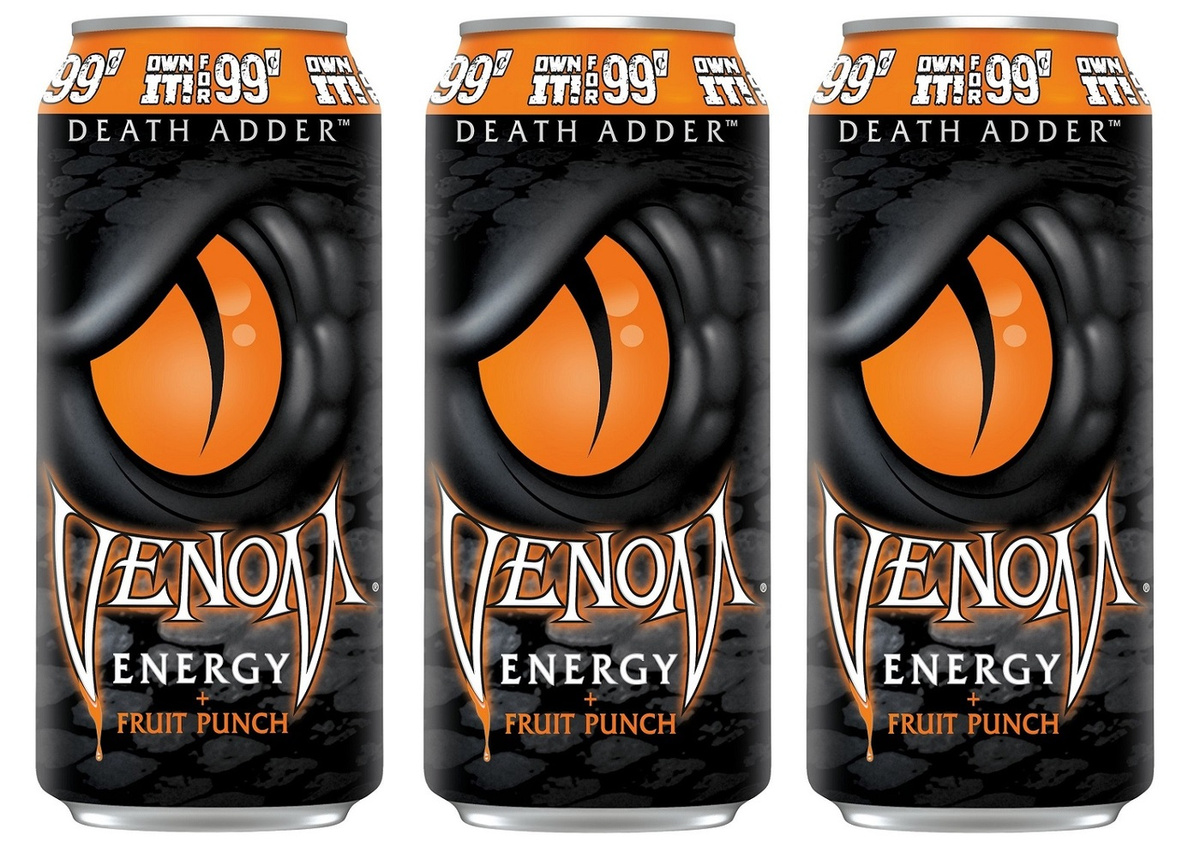 Энергетический напиток Venom Monster Energy Drink Death Adder Fruit