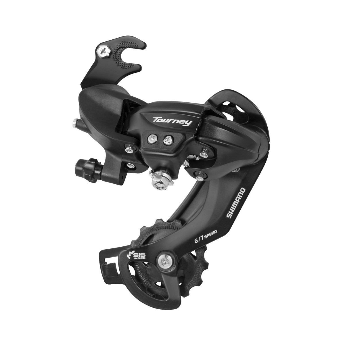 Переключатель задний Shimano Tourney RD-TY300 крепление на ось 6/7 ...