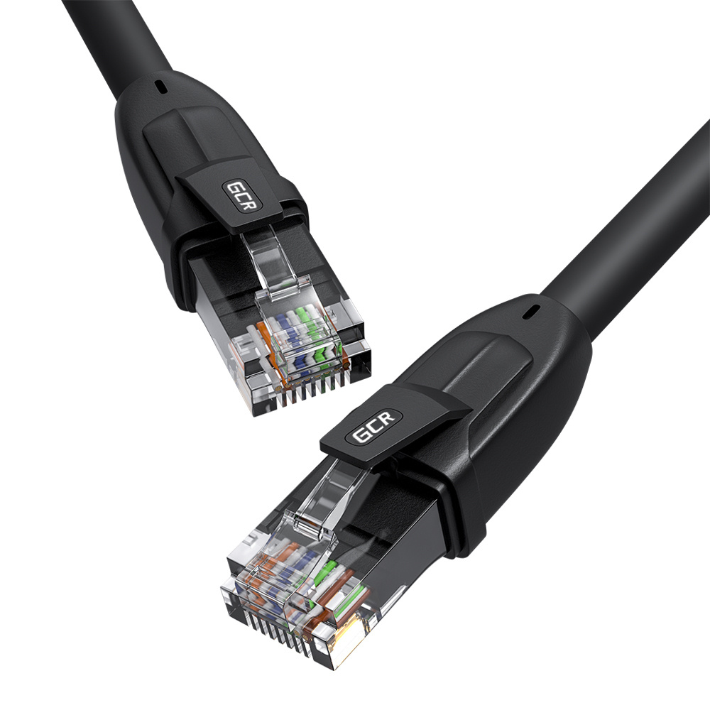 Удлинитель патч корда gcr для подключения интернета lan rj45