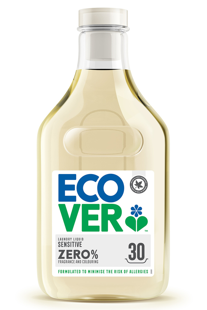 Экологическая концентрированная жидкость для стирки Гипоаллергенная Без запаха ZERO SENSITIVE Ecover #1