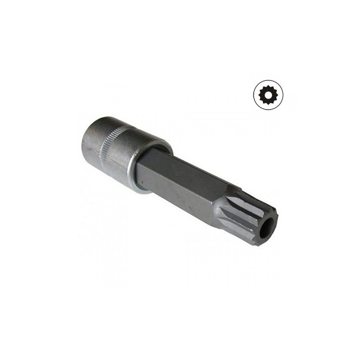 Головка-бита 1/2" Spline длинная с отверстием M18 AUTOMASTER — купить в ...