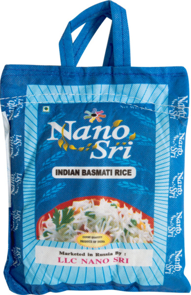 Nano Sri Индийский басмати рис непропаренный, 1 кг - купить с доставкой ...