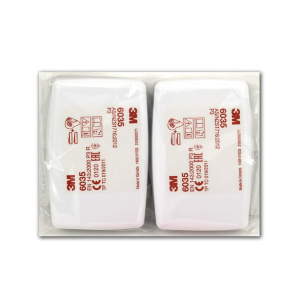 3M Фильтр для респиратора/маски Фильтры 3М 6035 (Р3) FFP3 защищают от ...