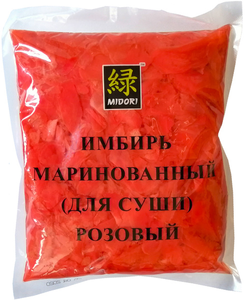 Midori Имбирь маринованный 1400г. 1шт. - купить с доставкой по выгодным ...