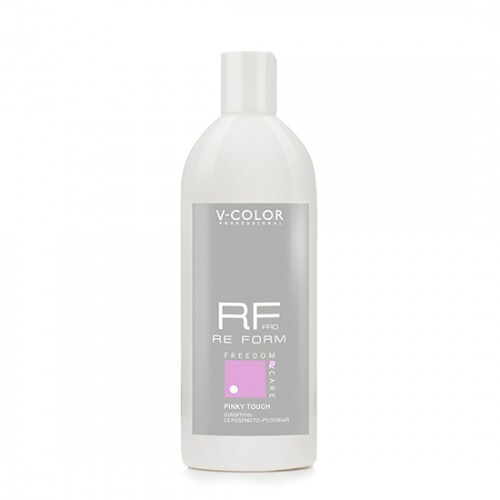 V-Color RE FORM СИЛА ЦВЕТА Шампунь Pinky Touch серебристо-розовый 500 ...