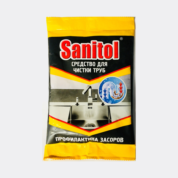 Sanitol АНТИЗАСОР для чистки труб, 90 г купить на OZON по низкой цене ...