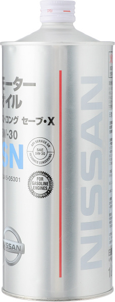 Масло моторное Nissan SN STRONG SAVE X SAE 5W-30 Синтетическое 1 л ...