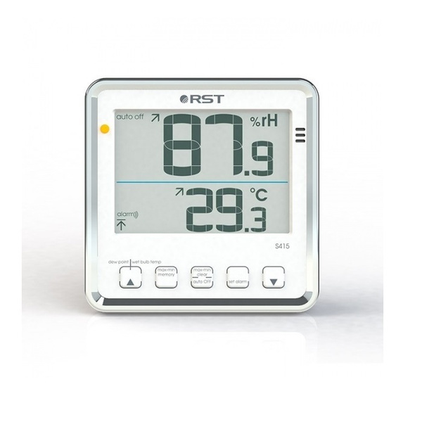 Цифровой термогигрометр с большим дисплеем, белый корпус RST PRO 02415 ...