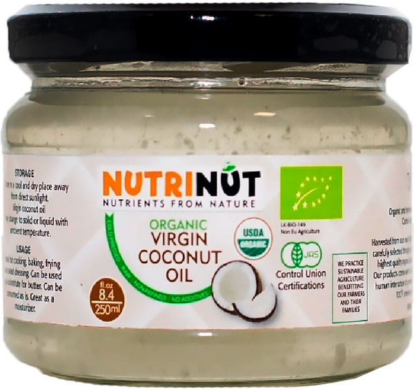 Кокосовое масло, virgin coconut oil, пищевое 250 мл. - купить с ...