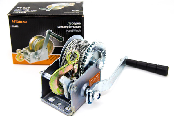 Лебедка автомобильная АВТОDЕЛО инструмент, 0.6 т - купить по доступной ...