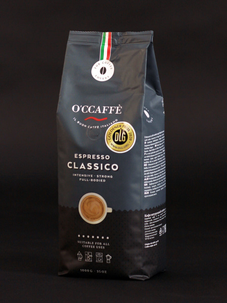 Кофе в зернах O'CCAFFE Espresso Classico, 1 кг (Италия) - купить с ...