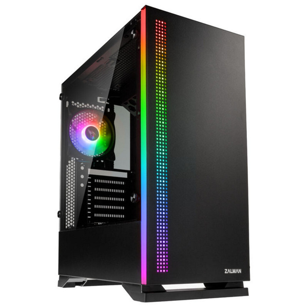 Корпус MidiTower Zalman S5 black (ATX, mATX, Mini-ITX, USB2.0 x2, USB3 ...