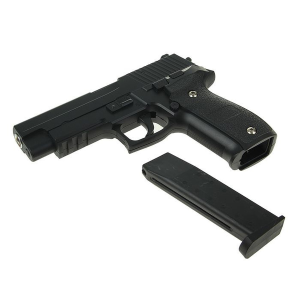 Пистолет детский пневматический с пульками SIG Sauer P226, металл ...