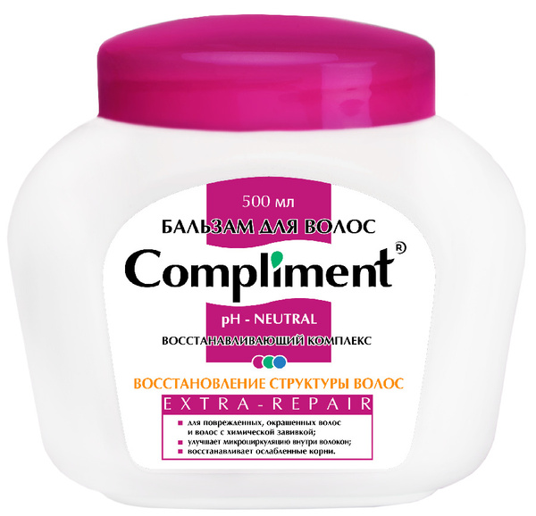 Compliment Бальзам для восстановления структуры волос EXTRA-REPAIR ...