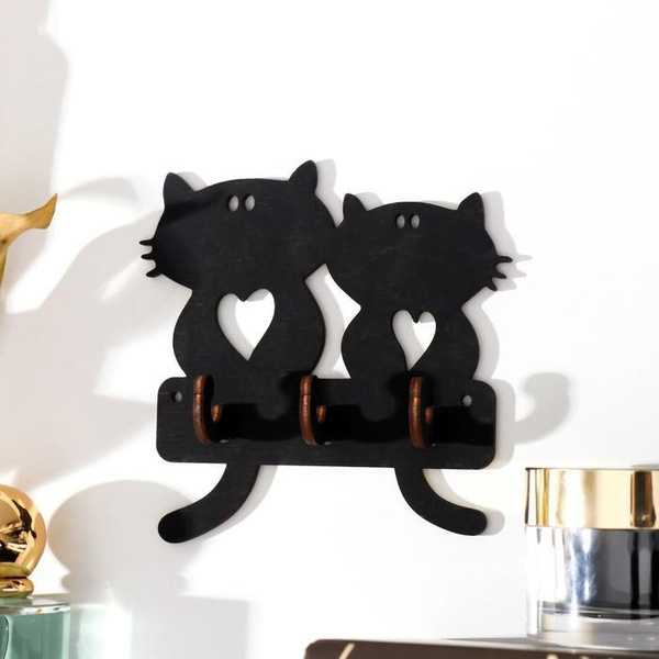 Ключница настенная "Киски" 11х10,5 см - купить с доставкой по выгодным ...