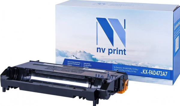 Расходник для печати NV Print KX-FAD473A7, Черный (black), для ...