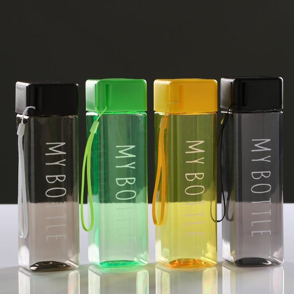 Бутылка для воды "My bottle" 450 мл, прямоугольная, 5.5х20 см по ...
