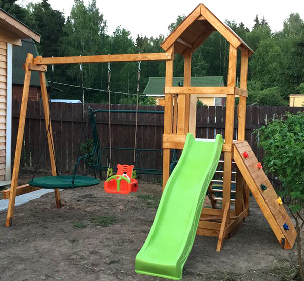 Детская площадка для улицы игровой комплекс для дачи городок спорт с ...
