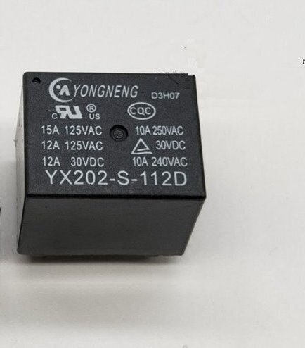 Реле YX202-S-112D, (12VDC) купить на OZON по низкой цене (316446008)