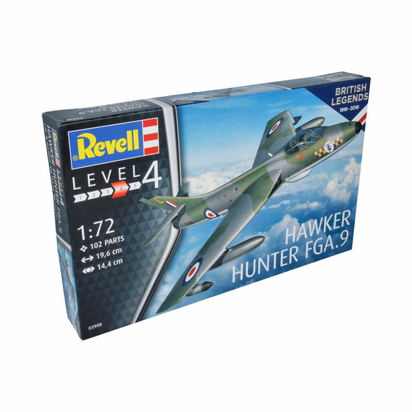 Revell 03908 Модель сборная 100 лет RAF Хокер Хантер 1/72 купить на ...