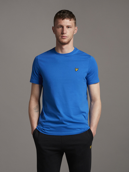 Футболка Lyle & Scott, размер 48, цвет ярко-синий, 100% хлопок - купить ...
