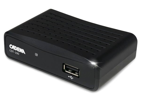 ТВ-тюнер Cadena CDT-100 (TC) Black, черный купить по выгодной цене в ...