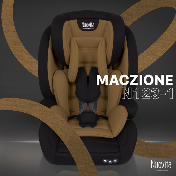 Детское автокресло Nuovita Maczione N123-1 складное, трансформер ...
