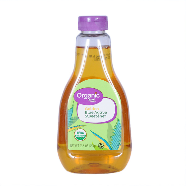 Сироп золотистый из голубой агавы Great Value Blue Agave Sweetner ...