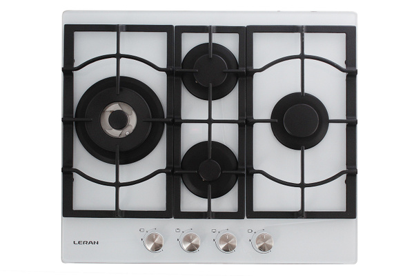 Газовая поверхность LERAN GH 64552 WG, белый купить по низкой цене с ...